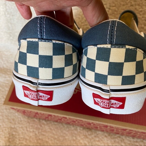 NWT Mens 9 Vans Slip On Checkerboard - Picture 7 of 9